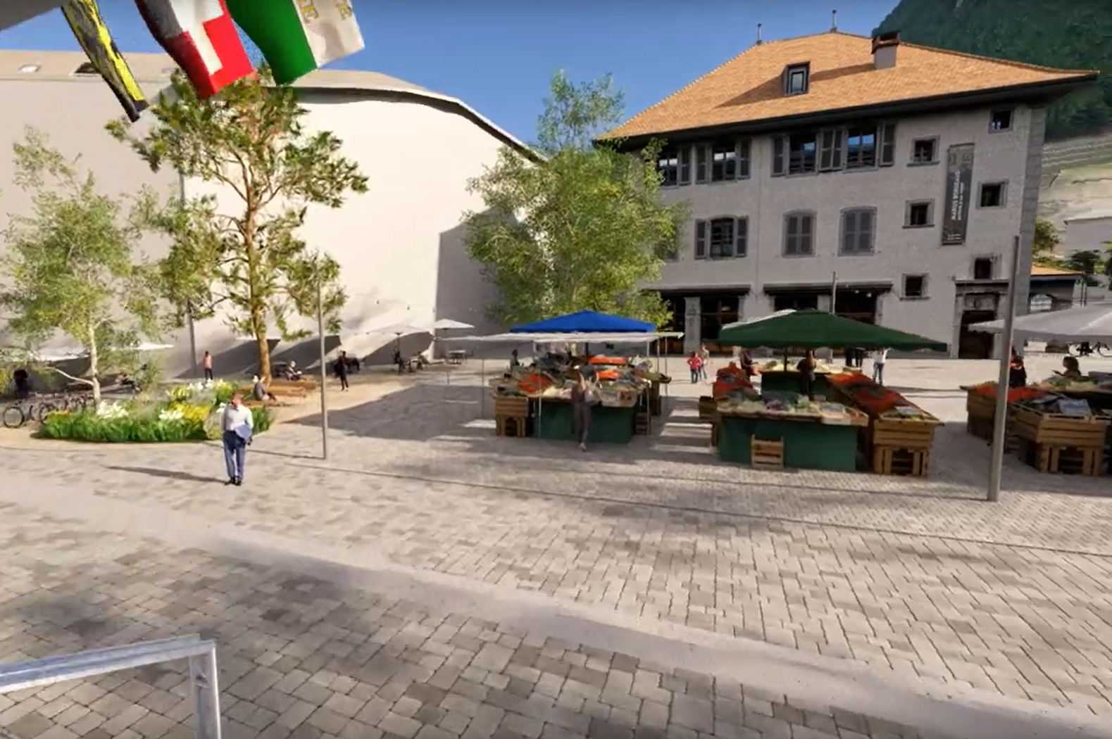 L’avenir de la place du marché d’Aigle se joue dimanche